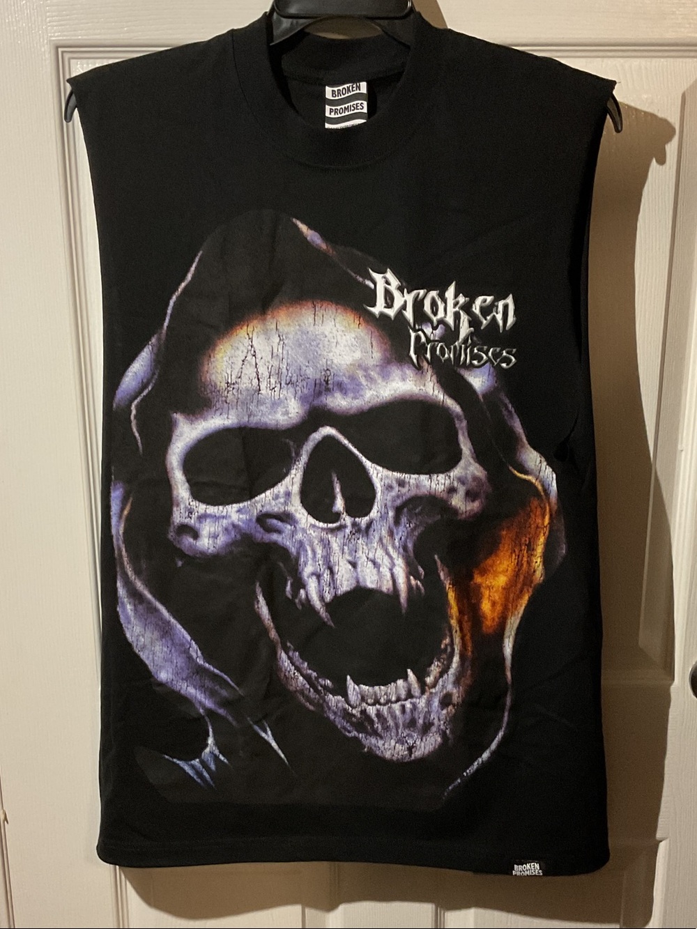 Broken Promises Shriek Black Tank Top